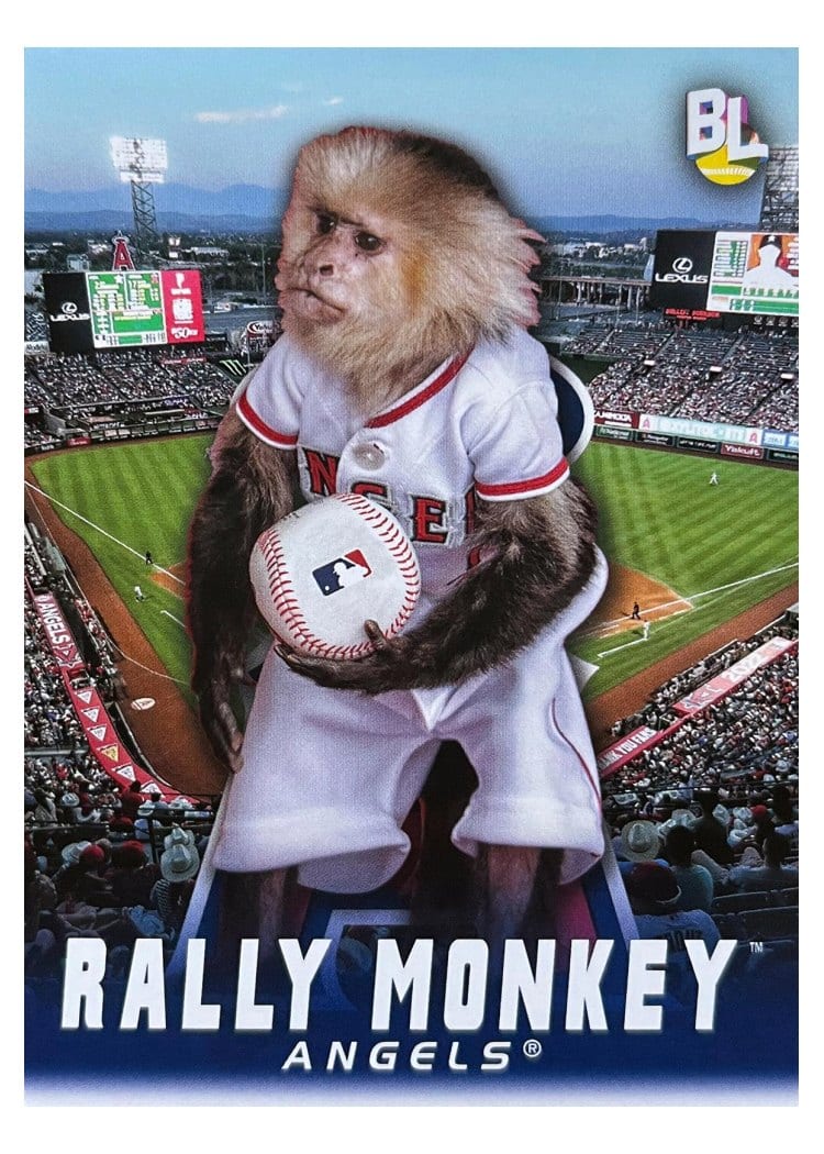 2023 Topps Big League Mascots Rally Monkey #M-15 card