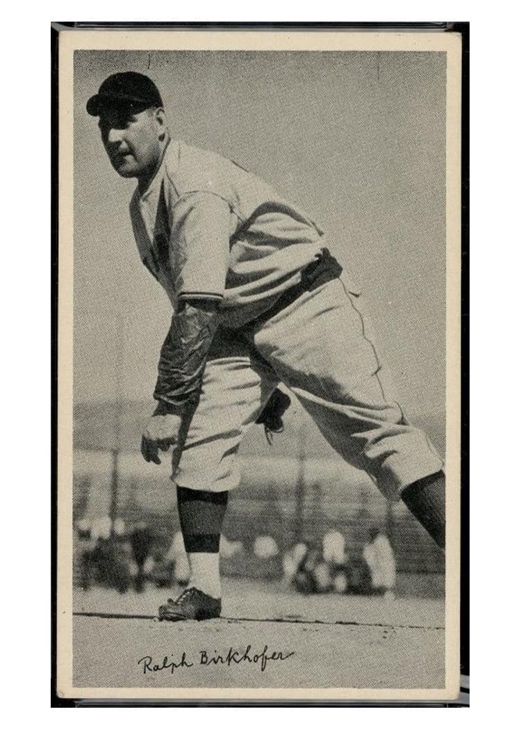 1936 National Chicle Fine Pens Ralph Birkhofer card