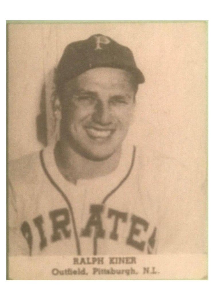 1947 Tip Top Bread Ralph Kiner card