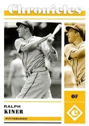 2023 Panini Chronicles Base Set Ralph Kiner #27 card