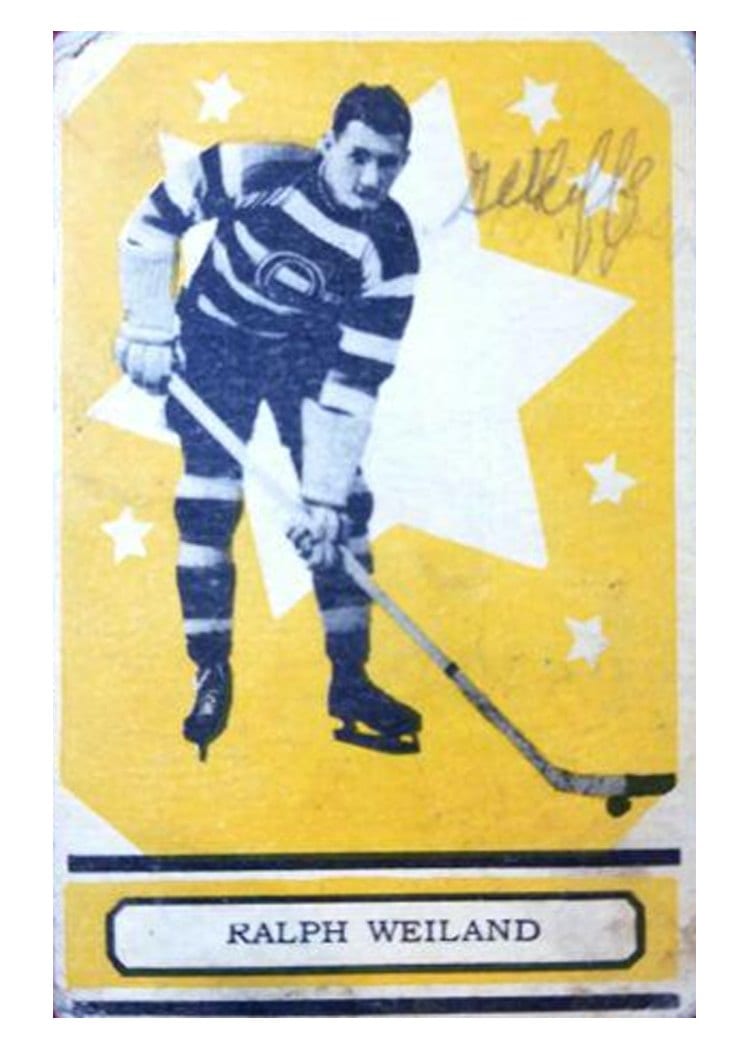 1933 O-Pee-Chee Ralph Weiland #27 card