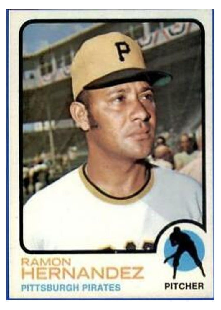 1973 Topps Ramon Hernandez #117 card