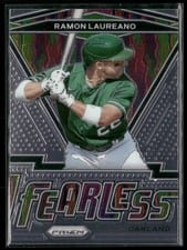 2019 Panini Prizm Rookie Autographs Ramon Laureano #RA-RL card