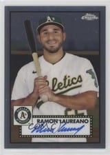 2021 Topps Chrome Platinum Anniversary Autographs Ramon Laureano #PA-RL card