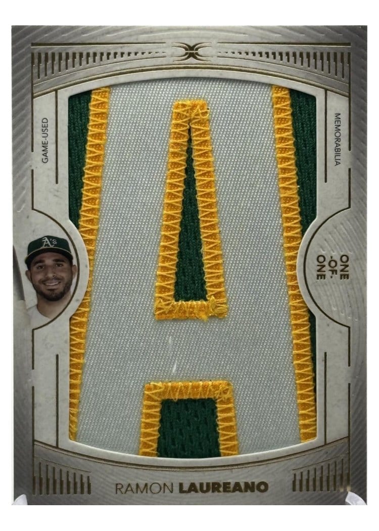 2021 Topps Definitive Collection Nameplate Collection Ramon Laureano #DNC-RL card