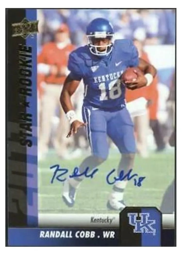2011 Upper Deck Randall Cobb Autograph #190 card