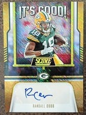 2023 Score It's Good! Autographs Randall Cobb #IG-RC card
