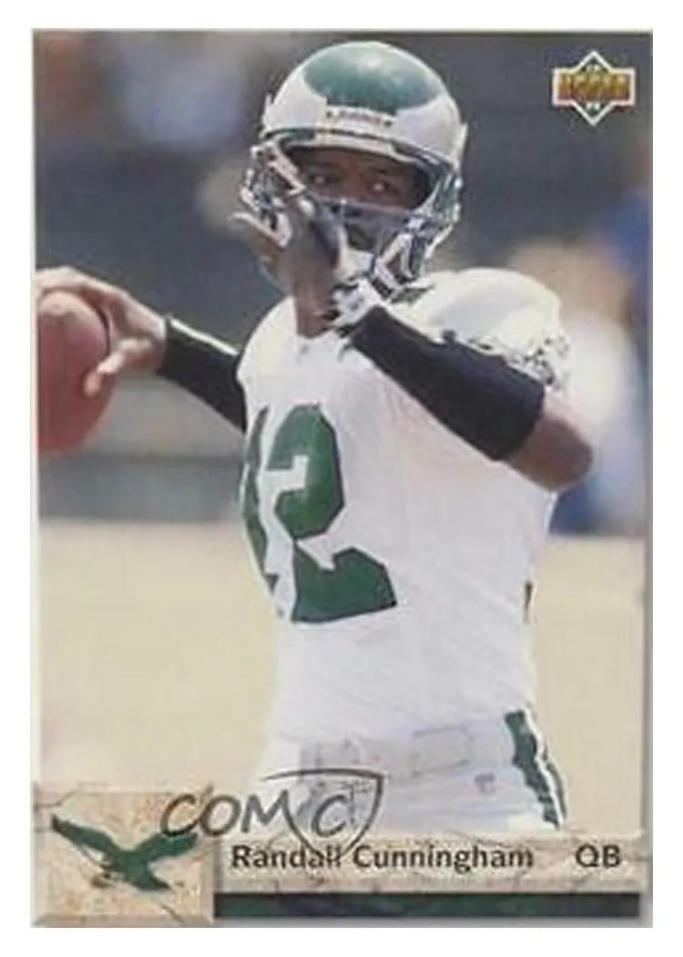 1992 Upper Deck Randall Cunningham #608 card