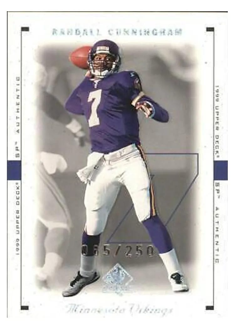 1999 SP Authentic Randall Cunningham #46 card