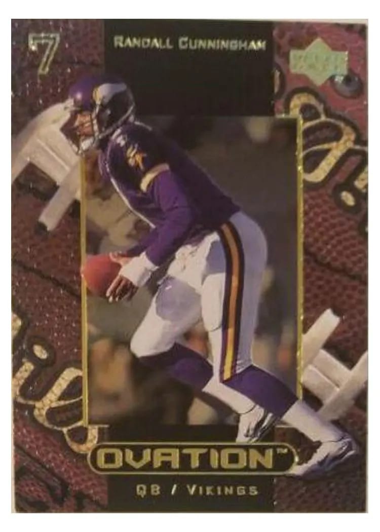 1999 Upper Deck Ovation Randall Cunningham #31 card
