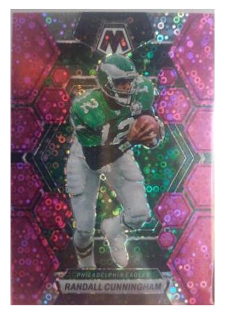 2023 Panini Mosaic Base Set Randall Cunningham No Huddle Pink #199 card