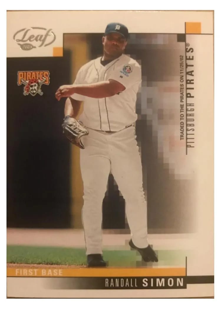 2003 Leaf Randall Simon #45 card