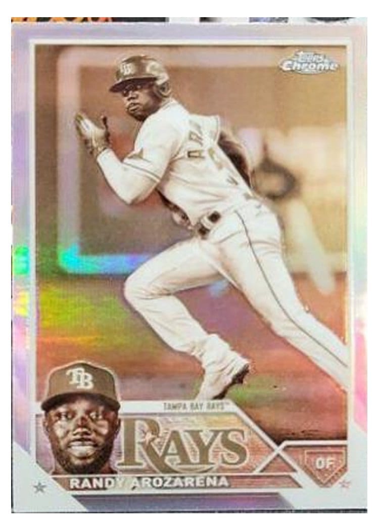 2023 Topps Chrome Base Set Randy Arozarena Sepia #59 card