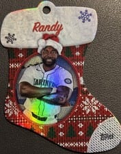2024 Topps Holiday Stocking Die Cut Ornaments Randy Arozarena #SDC-17 card