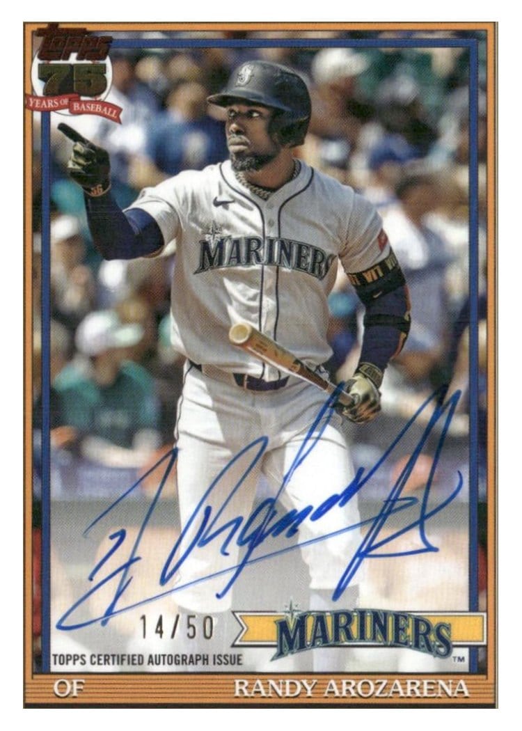 2026 Topps 1991 Topps Autographs Randy Arozarena #91A-AROZ card