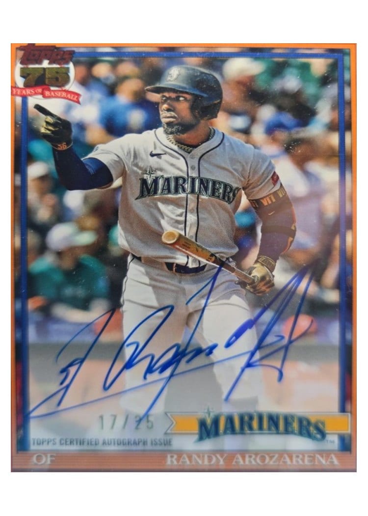 2026 Topps 1991 Topps Autographs Randy Arozarena #91A-AROZ card