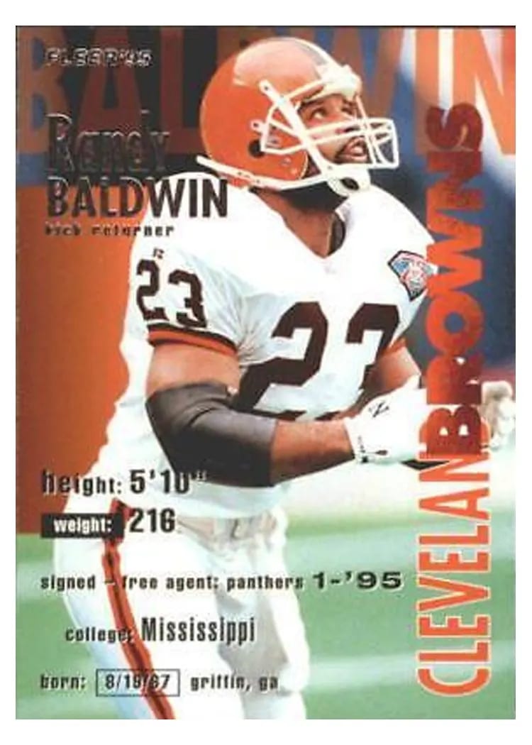 1995 Fleer Randy Baldwin #76 card