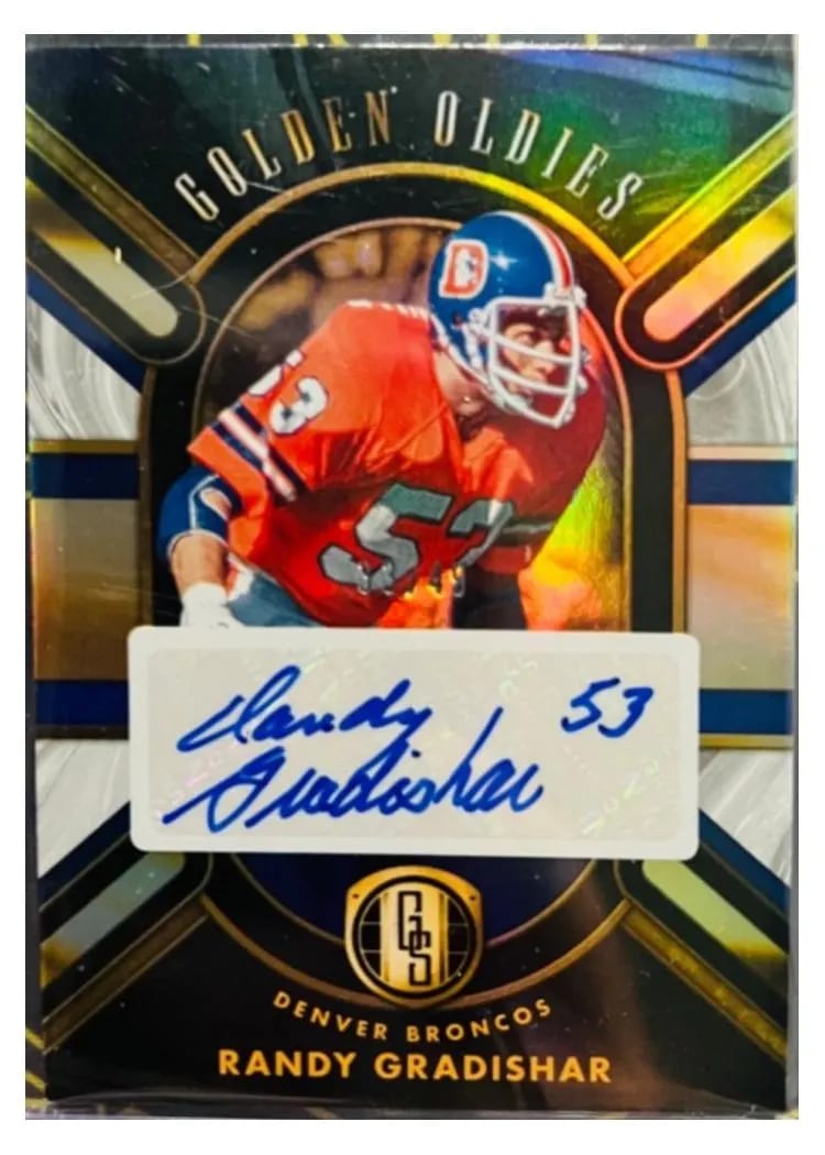 2024 Panini Gold Standard Golden Oldies Autograph Randy Gradishar #GO-RGR card