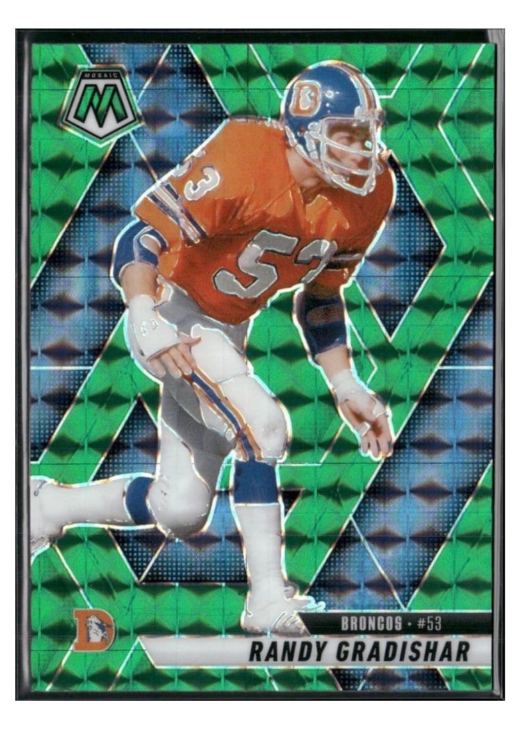 2025 Panini Mosaic Base Set Randy Gradishar Green #178 card