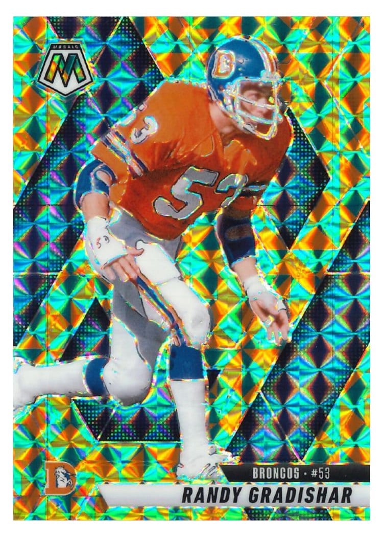 2025 Panini Mosaic Base Set Randy Gradishar Tessellation #178 card