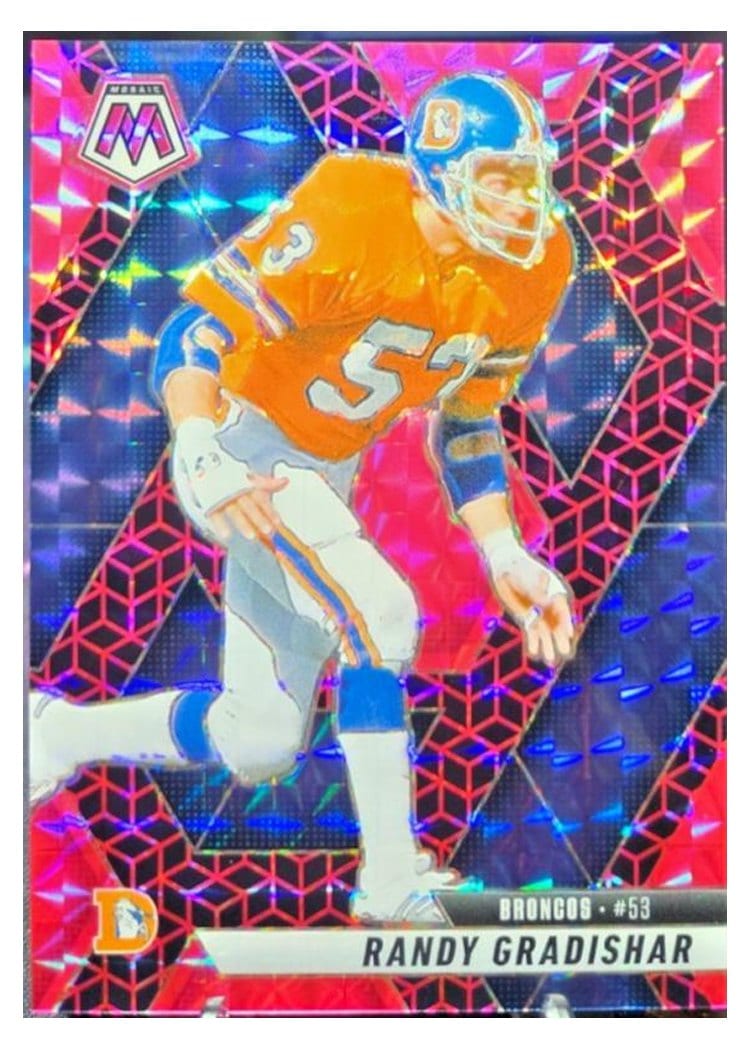 2025 Panini Mosaic Base Set Randy Gradishar Pink Spectris #178
