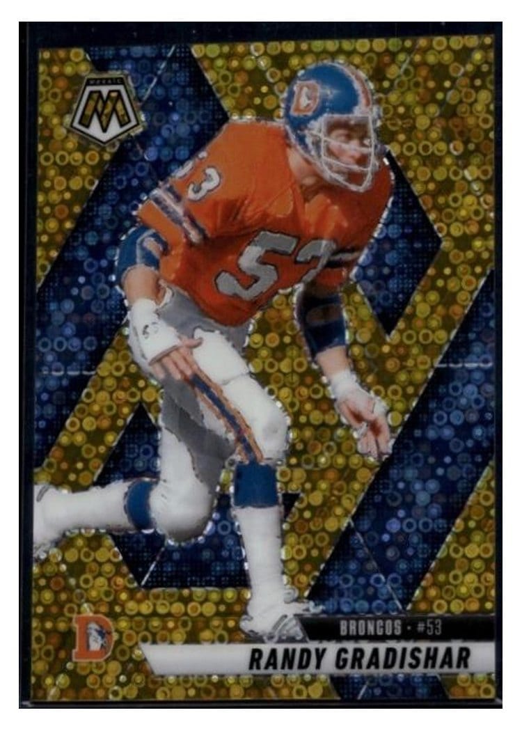 2025 Panini Mosaic Base Set Randy Gradishar No Huddle Gold #178