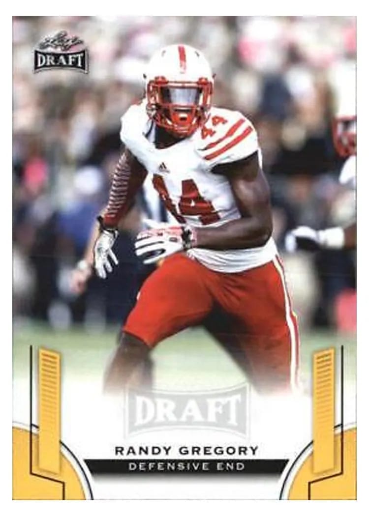2015 Leaf Draft Randy Gregory Gold #46 card
