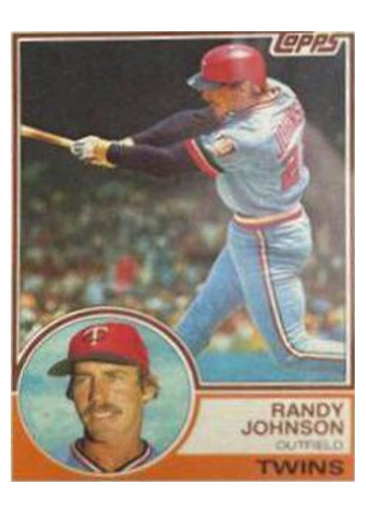 1983 Topps Randy Johnson #354 card