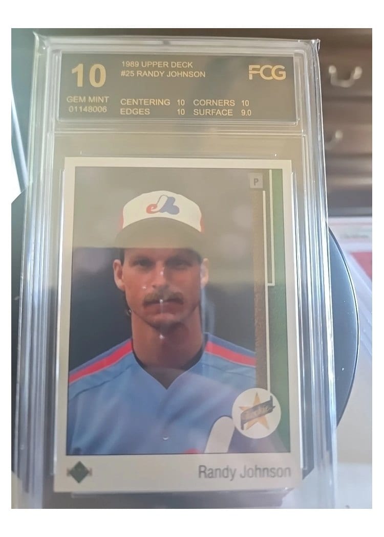 1989 Upper Deck Base Set Randy Johnson #25 card