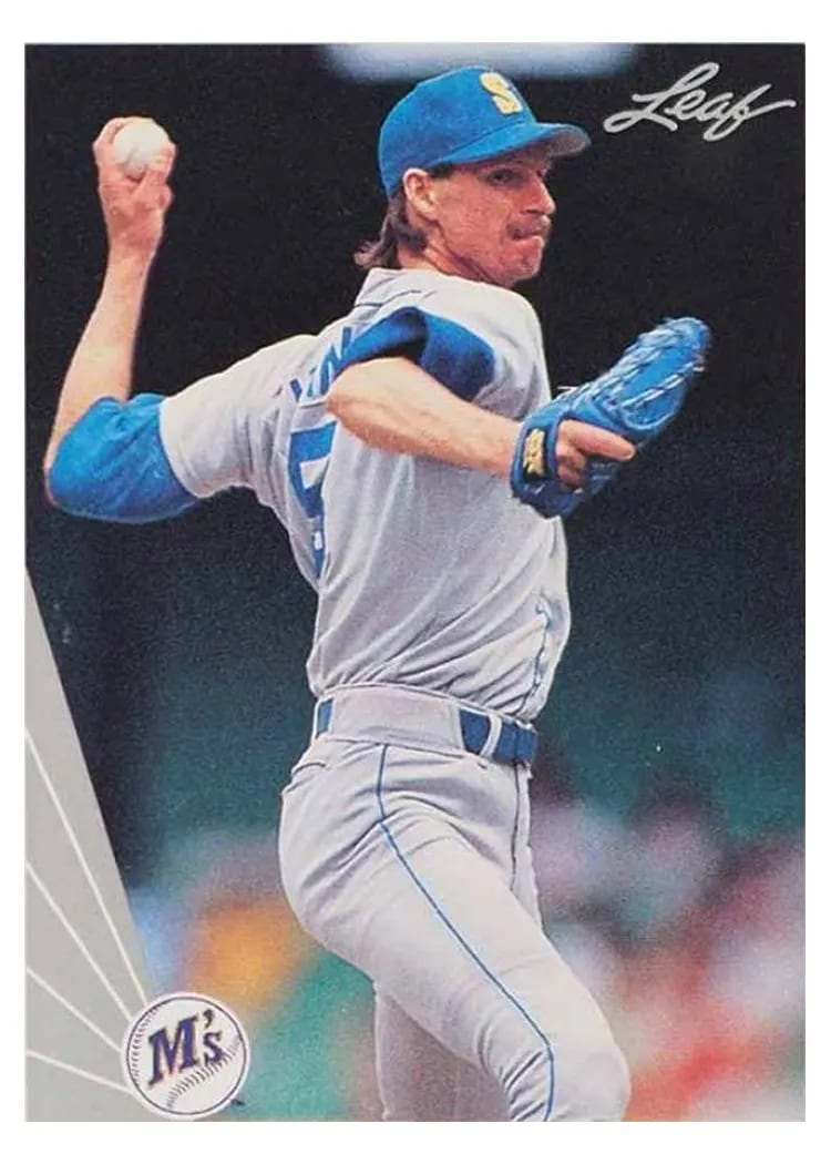 1990 Leaf Randy Johnson #483 card