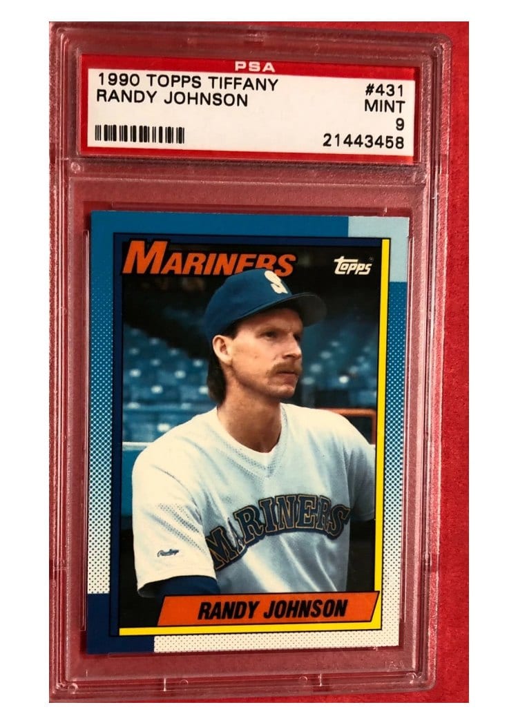 1990 Topps Base Set Randy Johnson #431 card