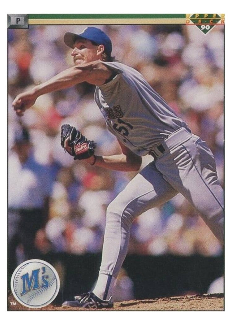 1990 Upper Deck Base Set Randy Johnson #563 card
