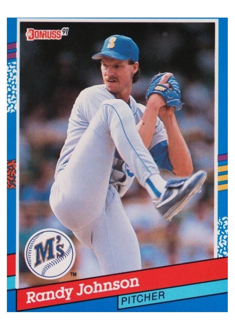 1991 Donruss Base Set Randy Johnson #134 card
