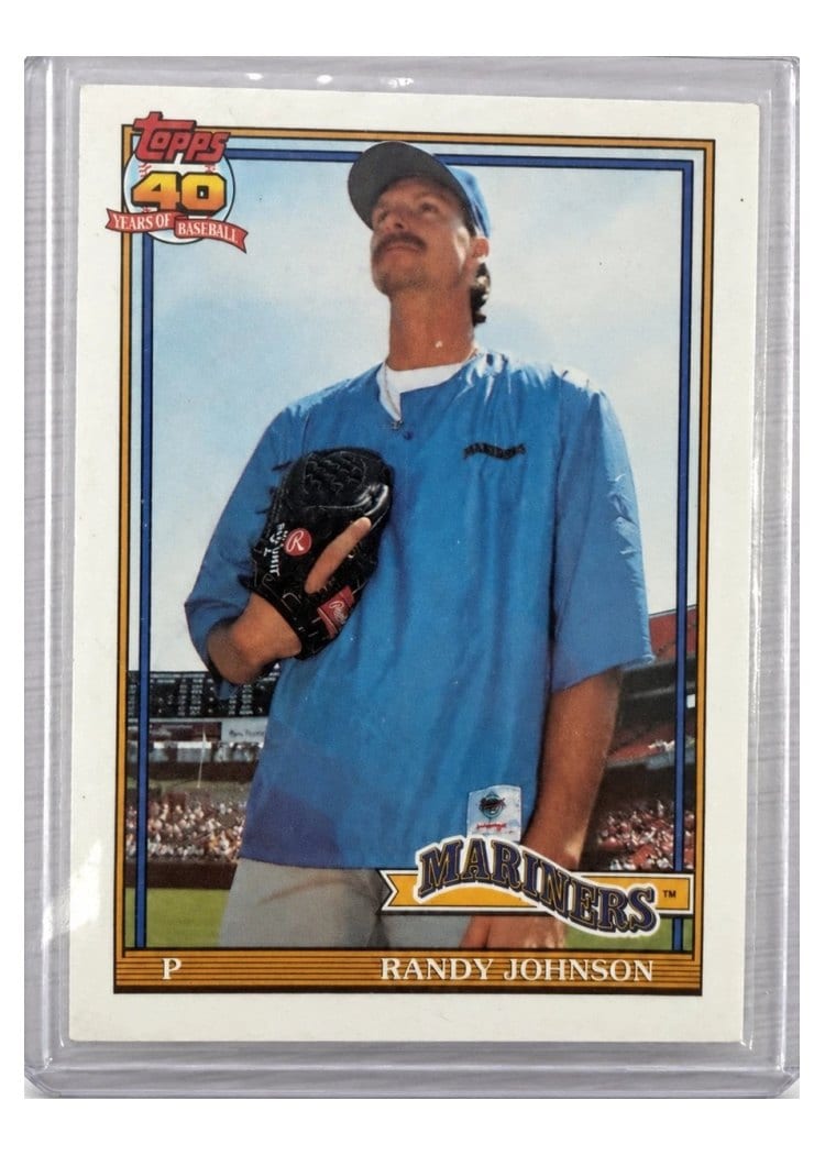 1991 Topps Base Set Randy Johnson #225 card
