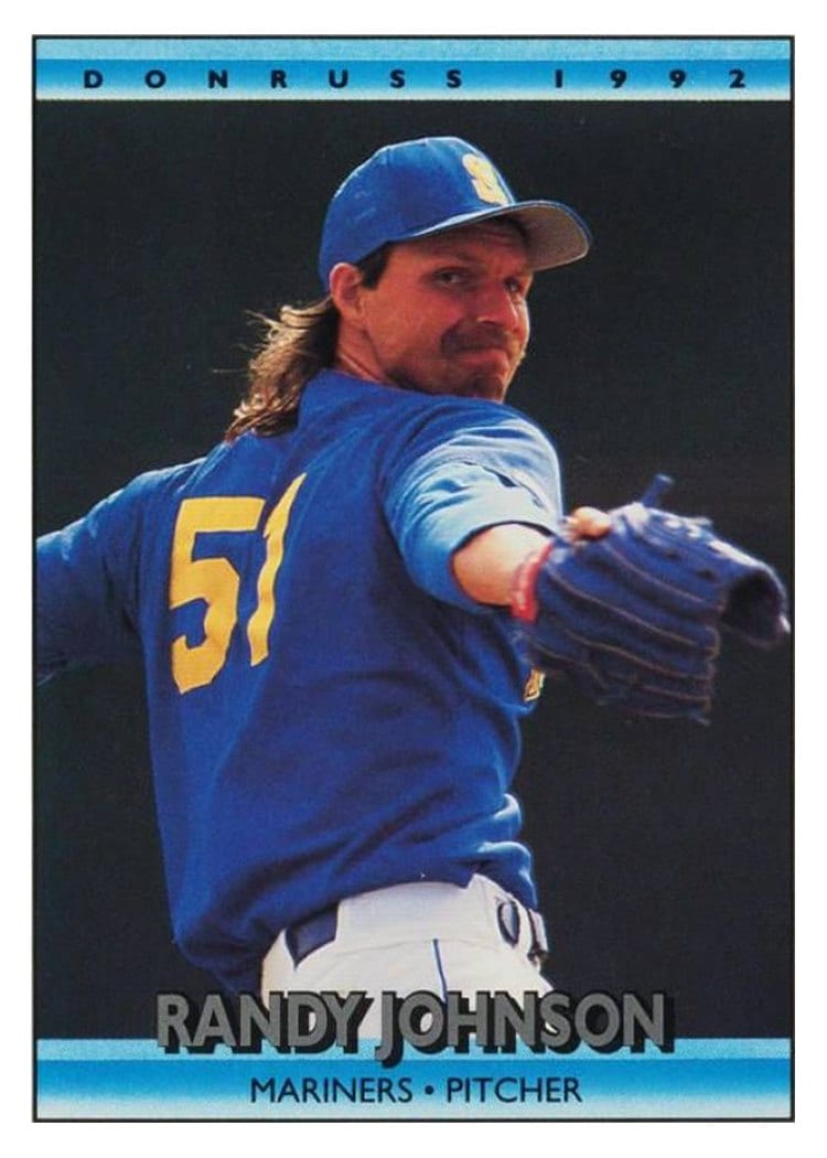 1992 Donruss Base Set Randy Johnson #207 card