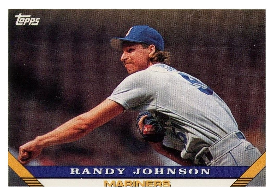 1993 Topps Base Set Randy Johnson #460 card