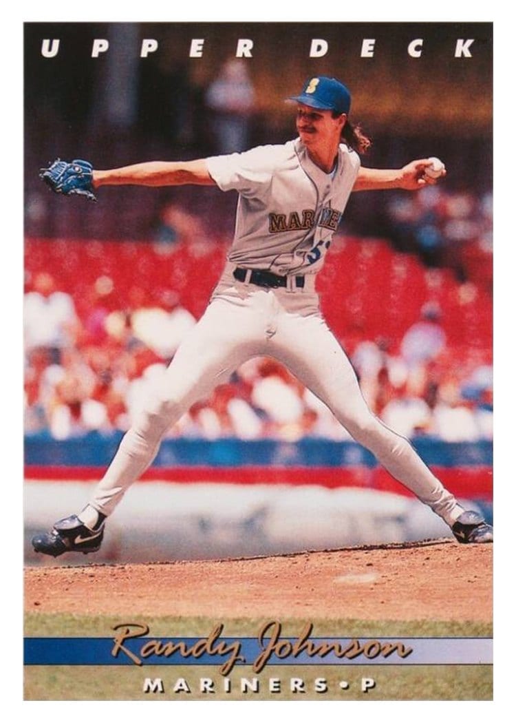 1993 Upper Deck Base Set Randy Johnson #336 card