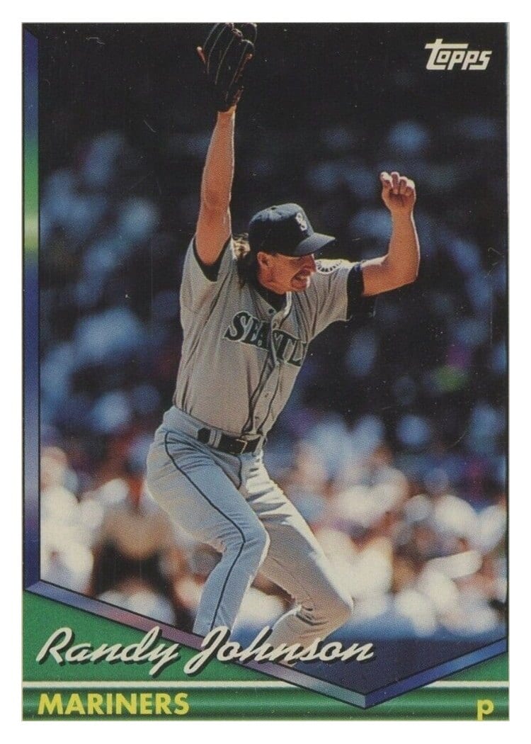 1994 Topps Base Set Randy Johnson #290 card