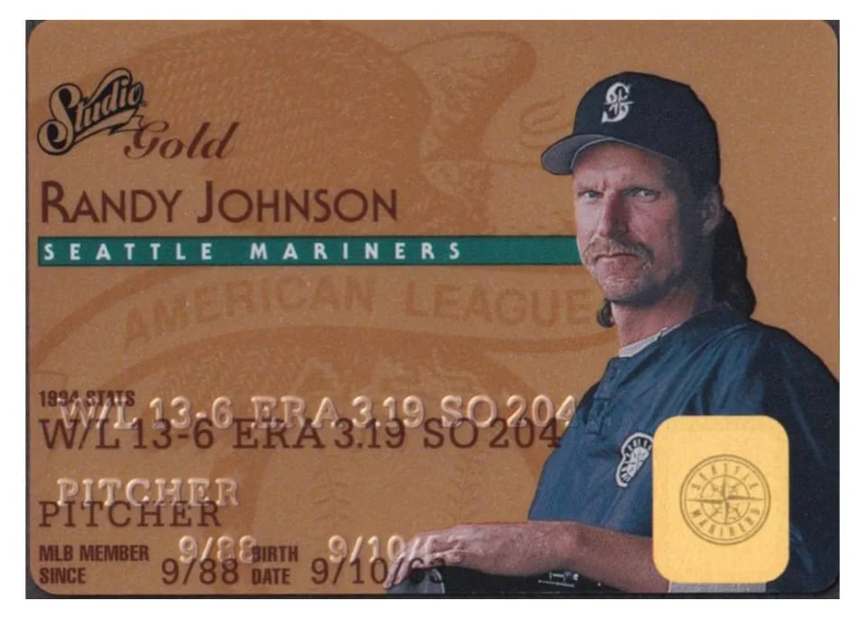1995 Studio Randy Johnson #48 card