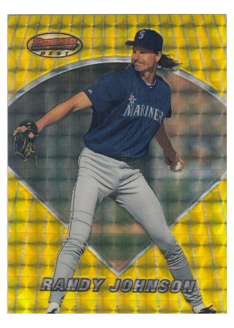 1996 Bowman's Best Randy Johnson #21 card