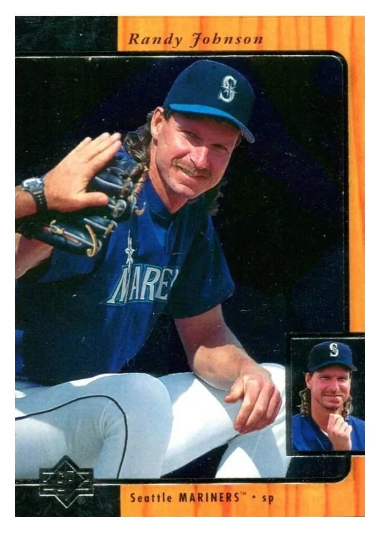 1996 SP Randy Johnson #169 card