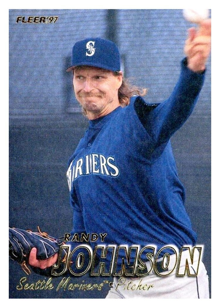 1997 Fleer Base Set Randy Johnson #210 card