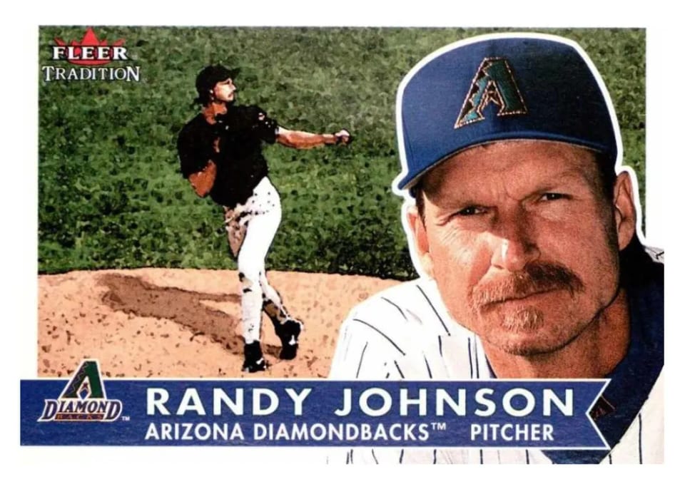 2001 Fleer Randy Johnson #182 card