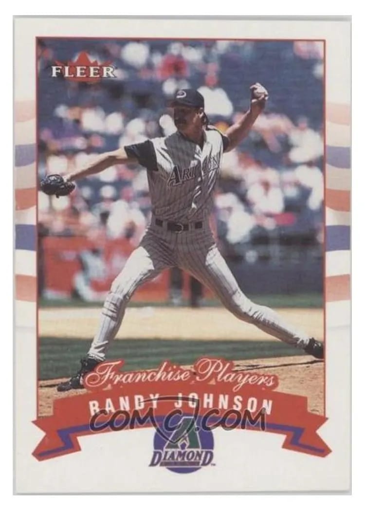 2002 Fleer Randy Johnson #2 card