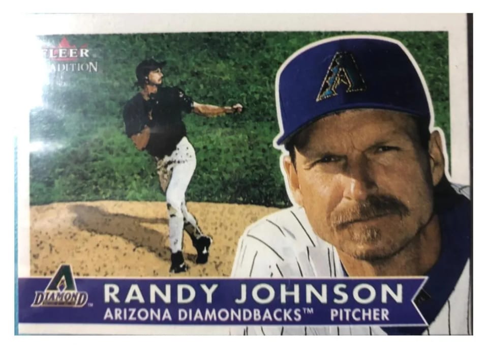 2002 Fleer Tradition Randy Johnson #182 card