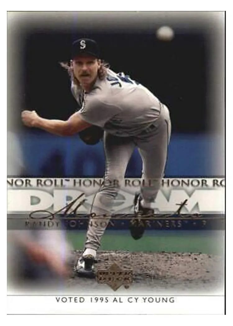 2002 Upper Deck Honor Roll Randy Johnson #28 card
