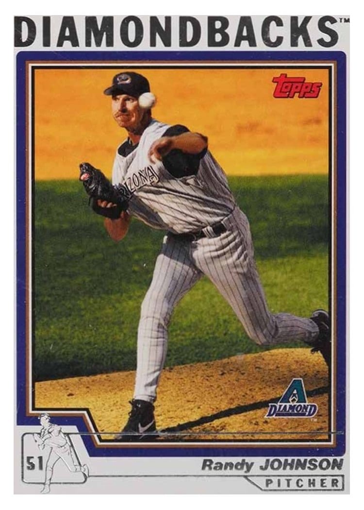2004 Topps Base Set Randy Johnson #450 card