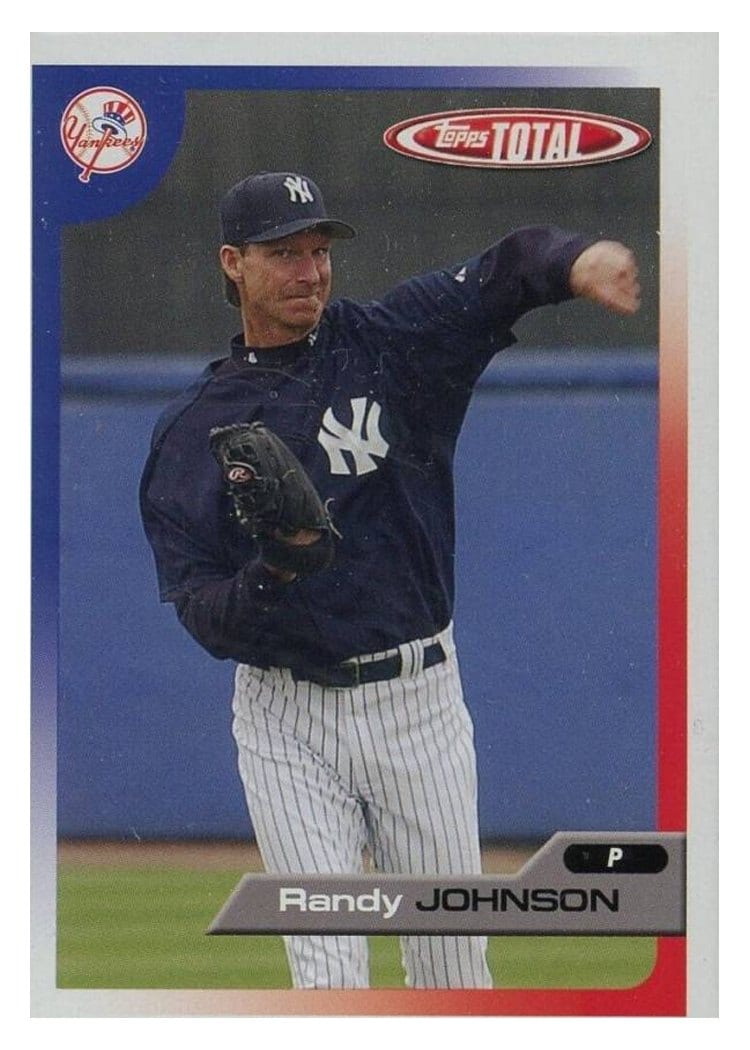 2005 Topps Total Base Set Randy Johnson #50 card