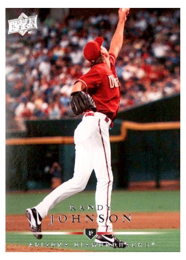 2008 Upper Deck Base Set Randy Johnson #402 card