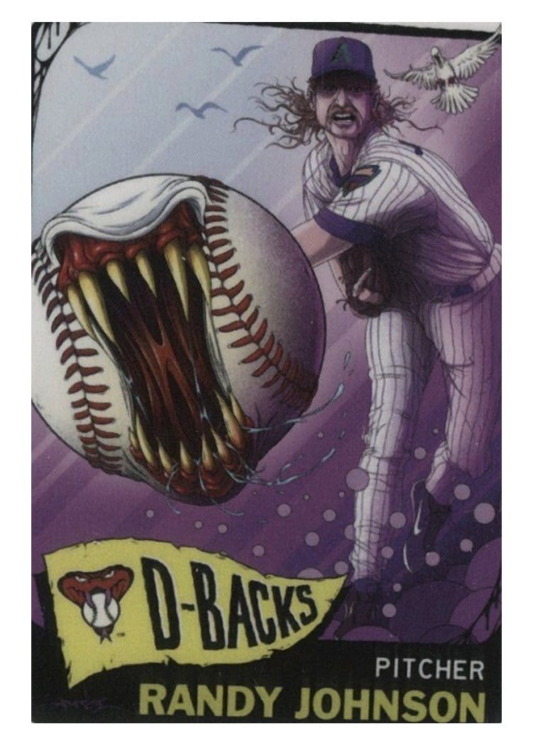 2021 Topps Project70 Base Set Randy Johnson #214 card